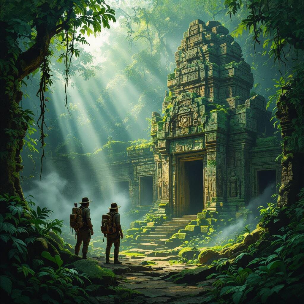 Lost Amazon Temple Guarded by Rival Treasure Hunters