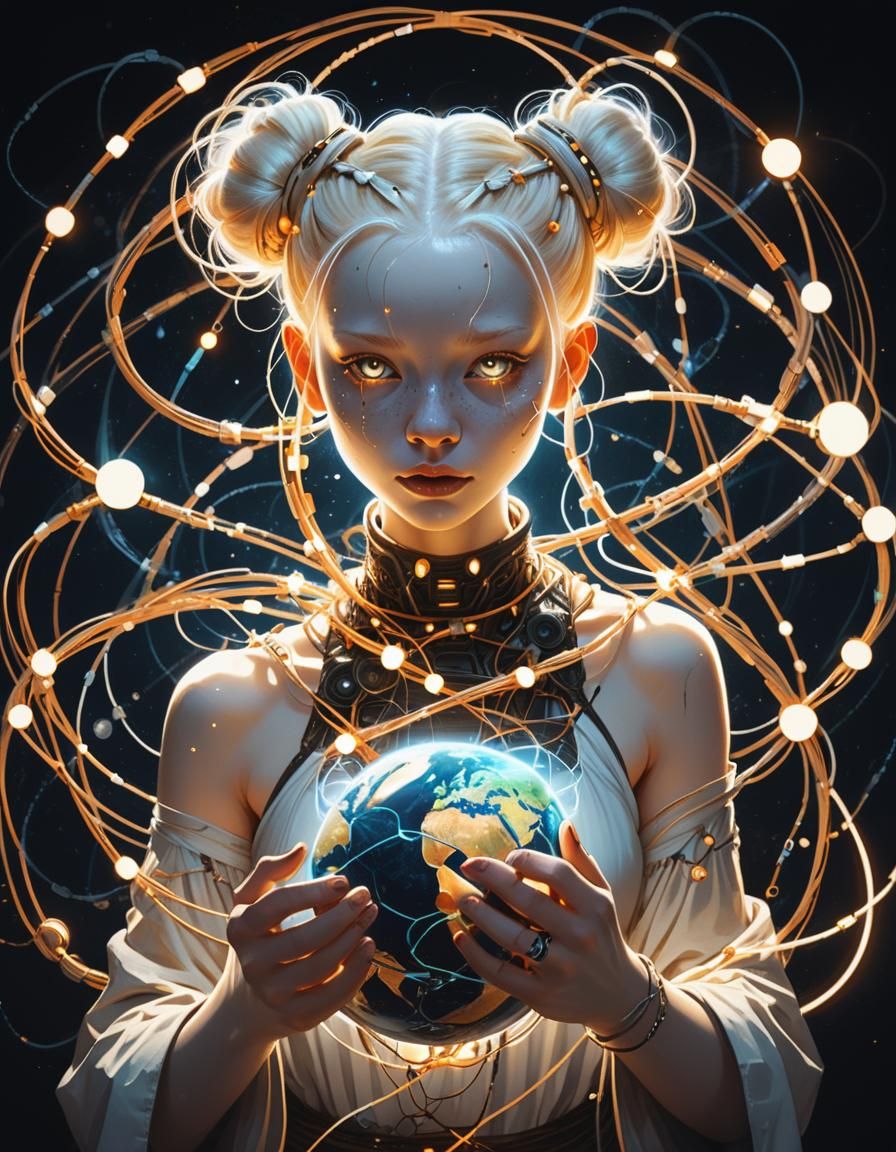 Goddness of Internet connection that unites all people on th...