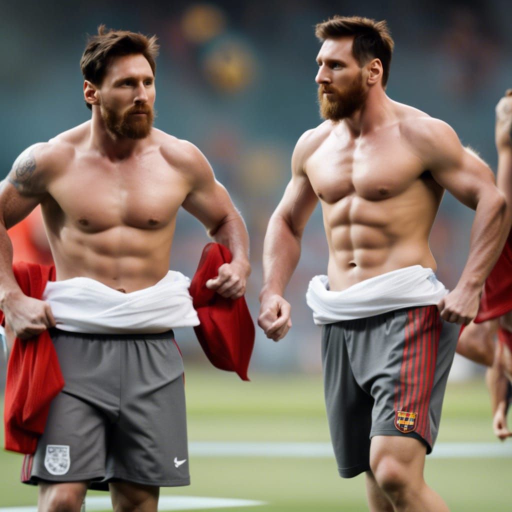 Hyperrealistic Soccer Player Portrait