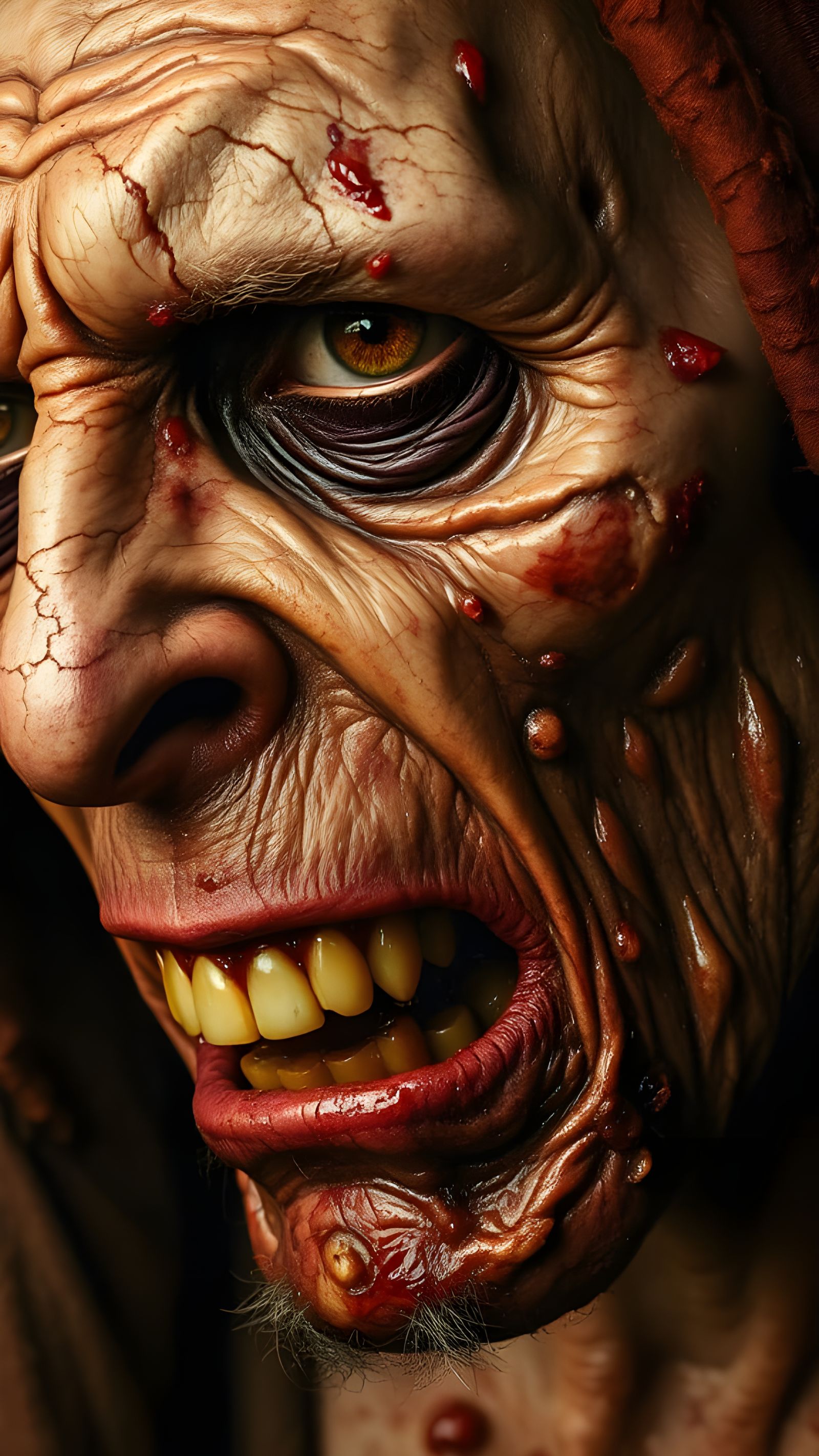 Plague Sufferer - by Nikolaus of Haguenau, Matthias Grünewald, Martin Schongauer