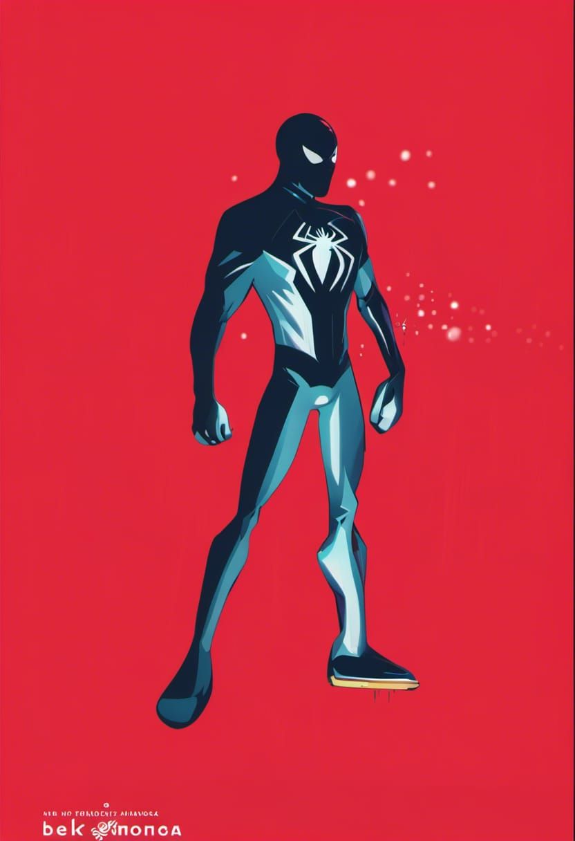 Spider-Man Swings Through Art Deco Cityscape