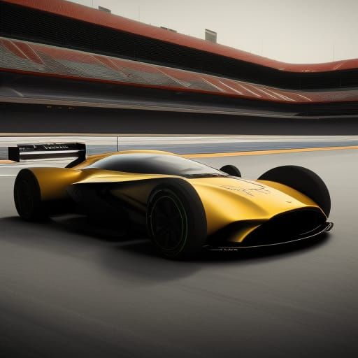 Aston Martin Formula One in 3D Game Style