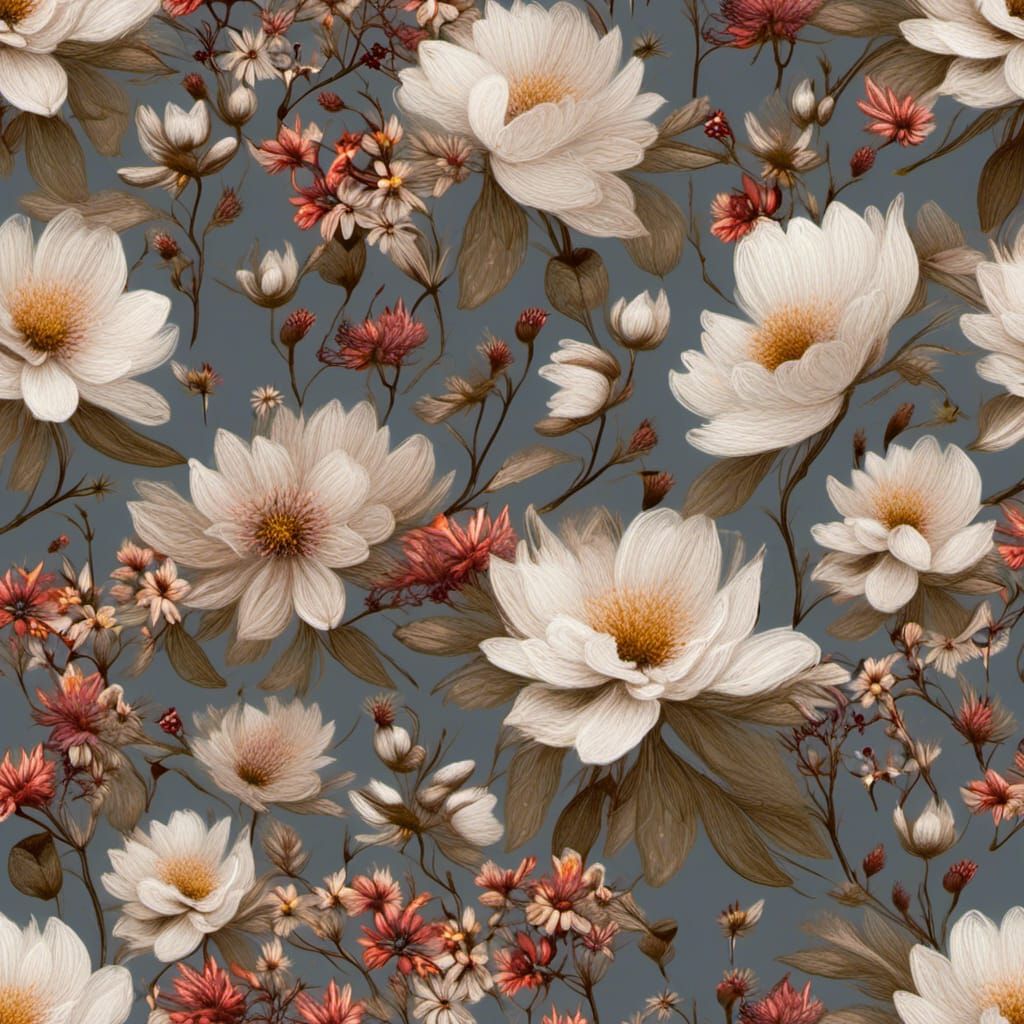 Elegant Close-Up of Magnolia Blossoms