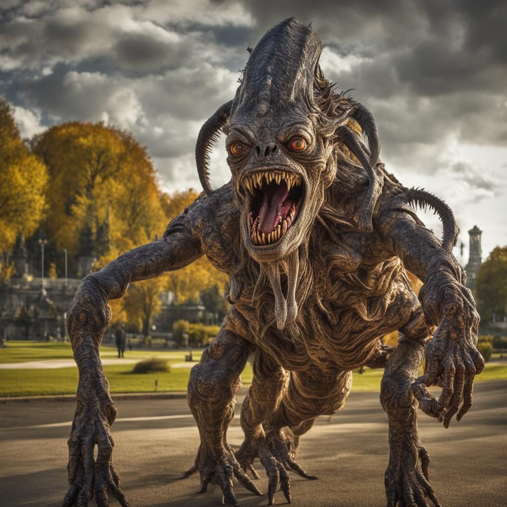 Photorealistic Aliens in Bizarre, Detailed Photography