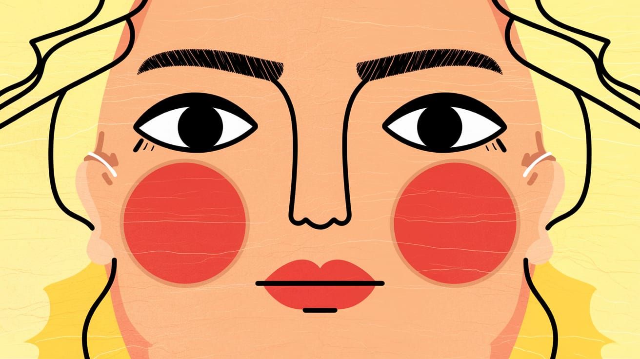 Vibrant Face Texture in Realistic Style