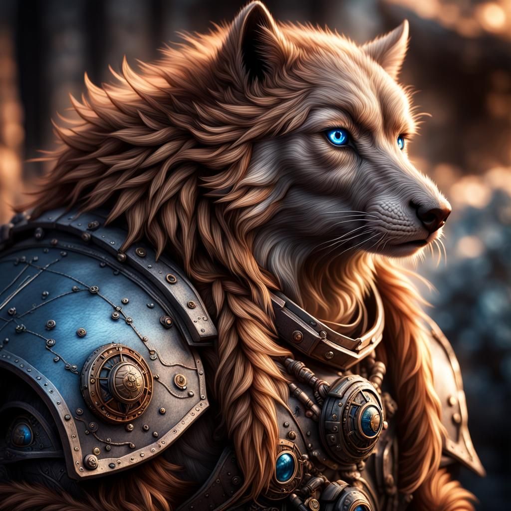 Harengon Artificer and Steel Defender in HDR