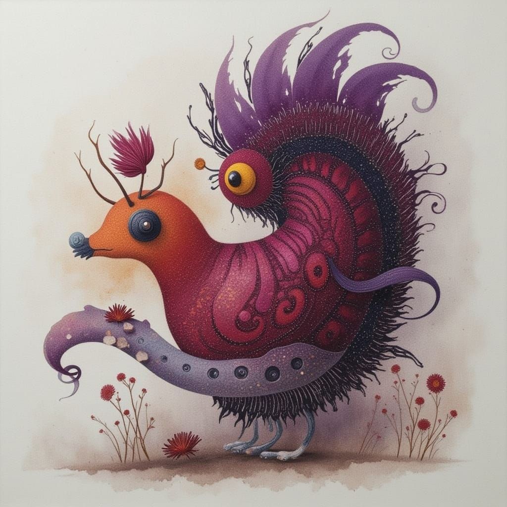 Abstract Floral Composition