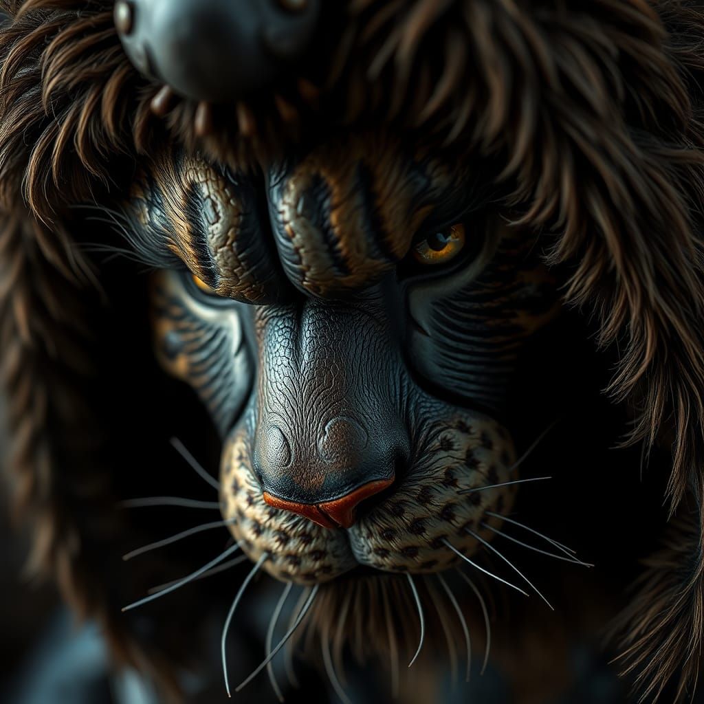 Hyperrealistic Portrait with Intricate Details in HDR