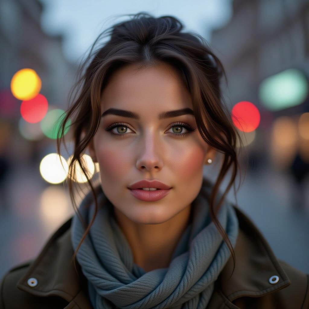 Emotive Portrait in Style of Street Photography