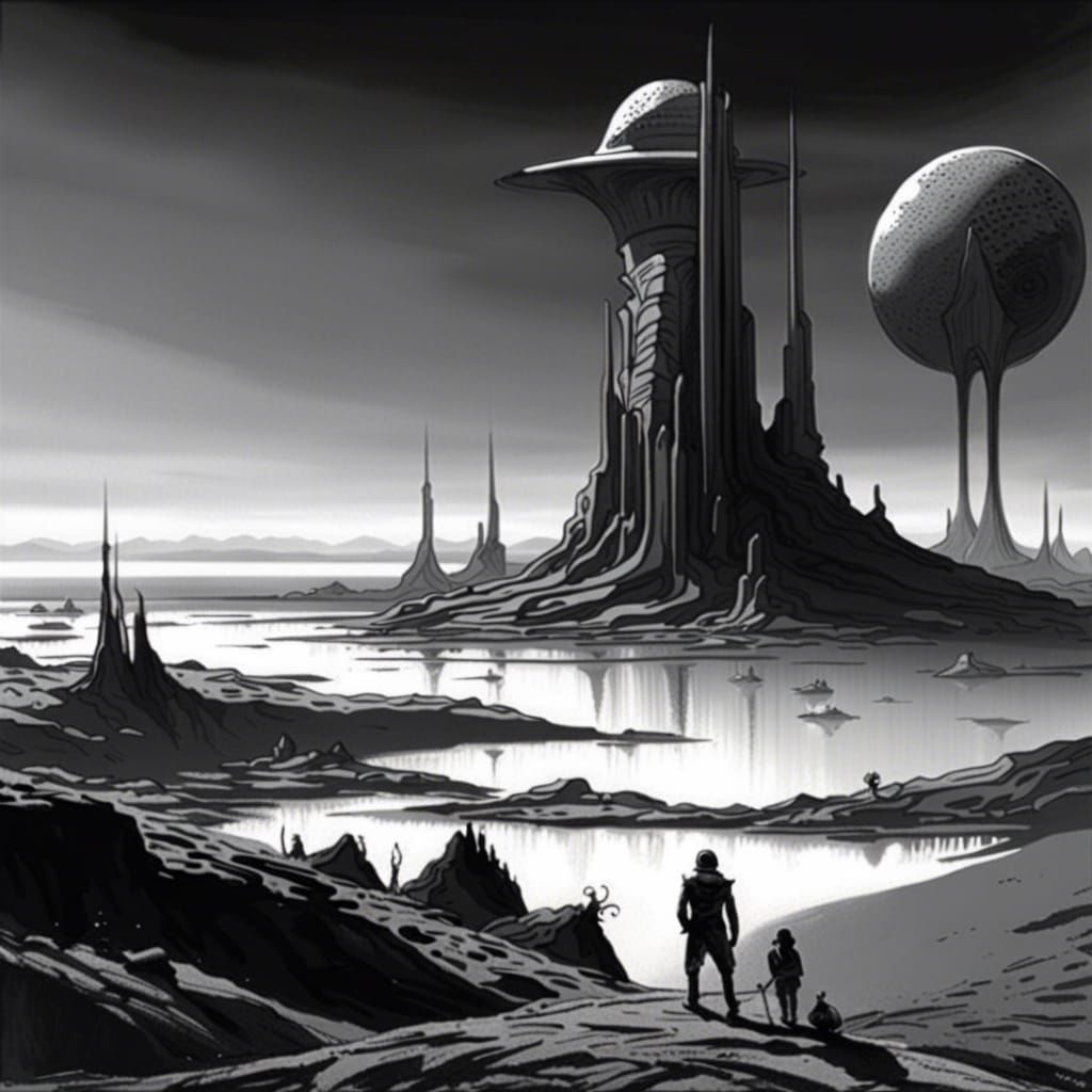 Alien Landscape 4.0 / By Roger Dean