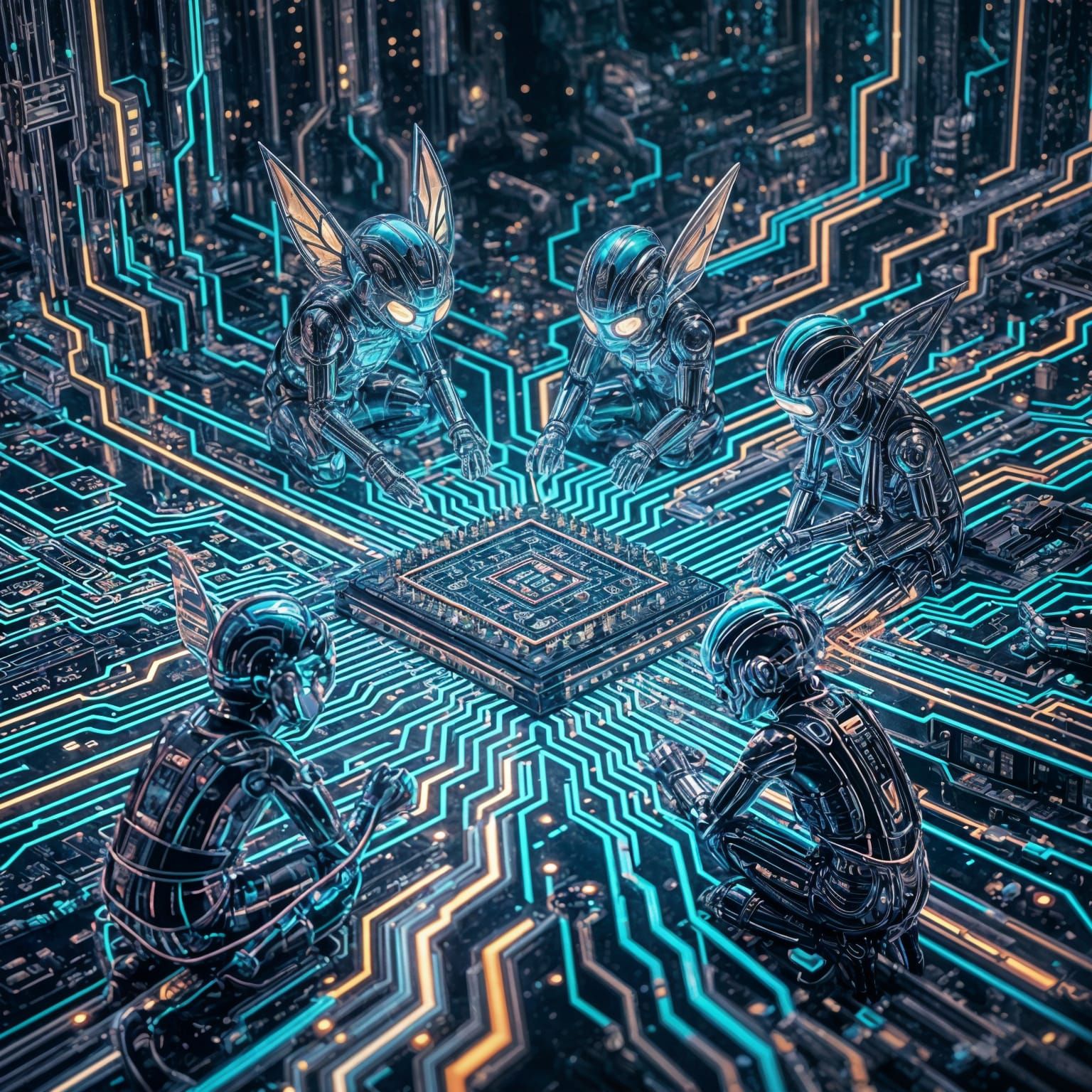 Machine Elves Rewiring the Circuit Board of Existence