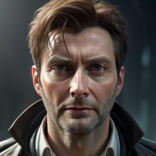 David Tennant as DI Alec Hardy from Broadchurch