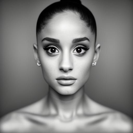 Ariana Grande Portrait in Ambient Light