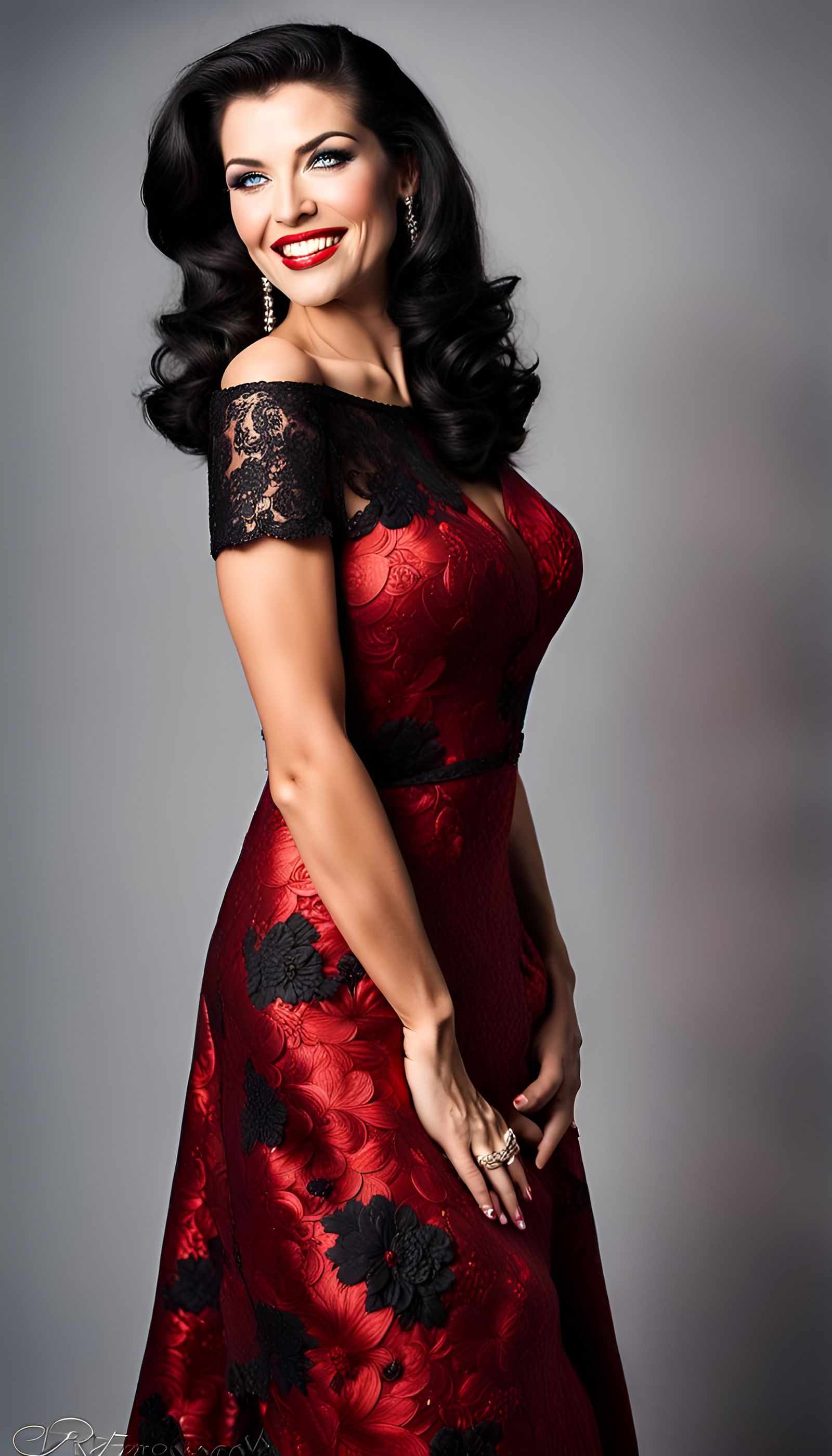 Long Cool Women In a Red Dress