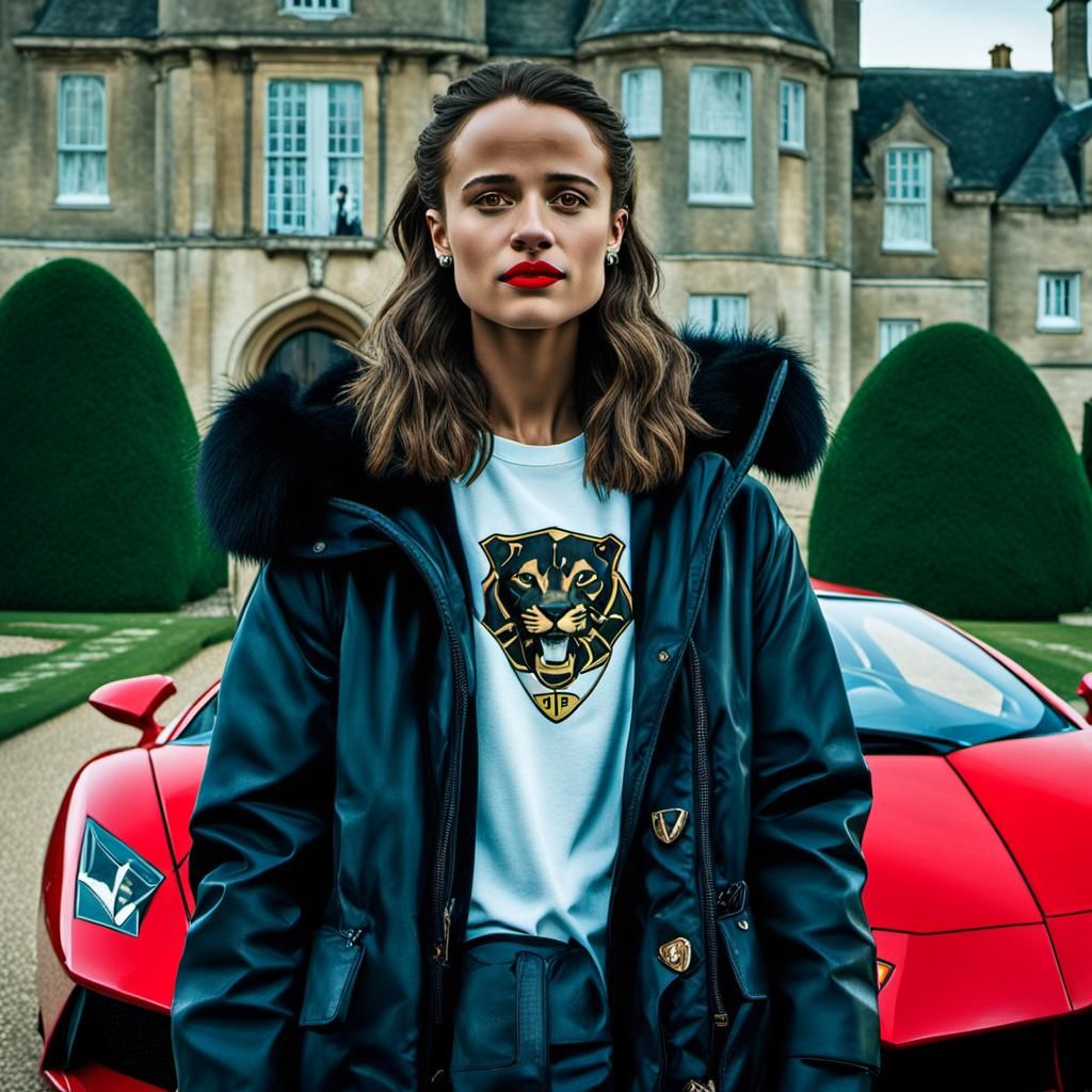 Alicia Vikander as Hufflepuff in Hyperrealistic Photo