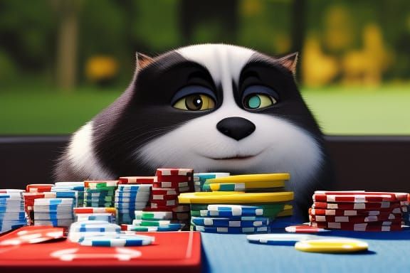 THE SECRET LIFE OF PETS, playing cards, gambling