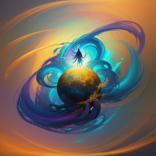 Surreal Masterpiece of a Dreamweaver in Ethereal Splendor