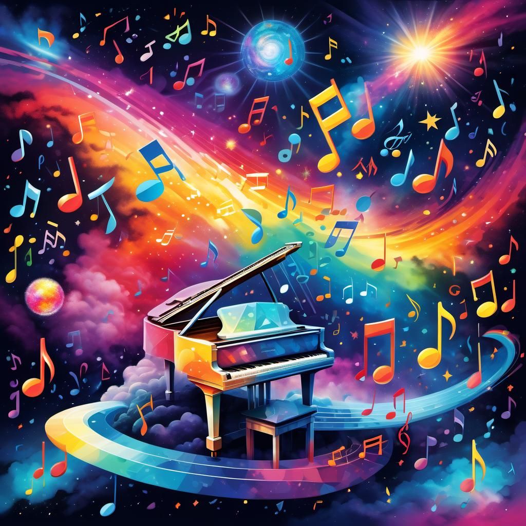 Spectrum Cosmic Serenade: Geometric Galaxy Explosion