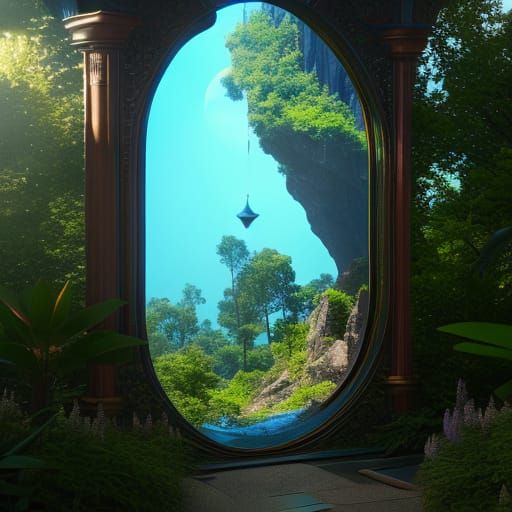 Magical Mercury Mirror in Garden of Eden