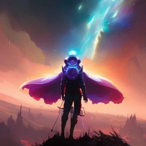 Spectacular Nebula Starscape Digital Painting