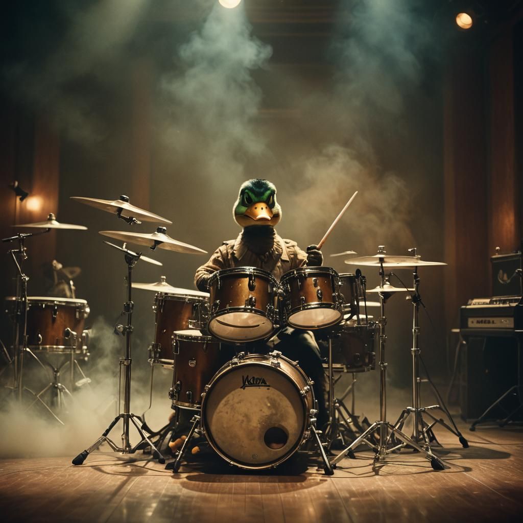 Nuka Duck on Drums: Ska Album Cover