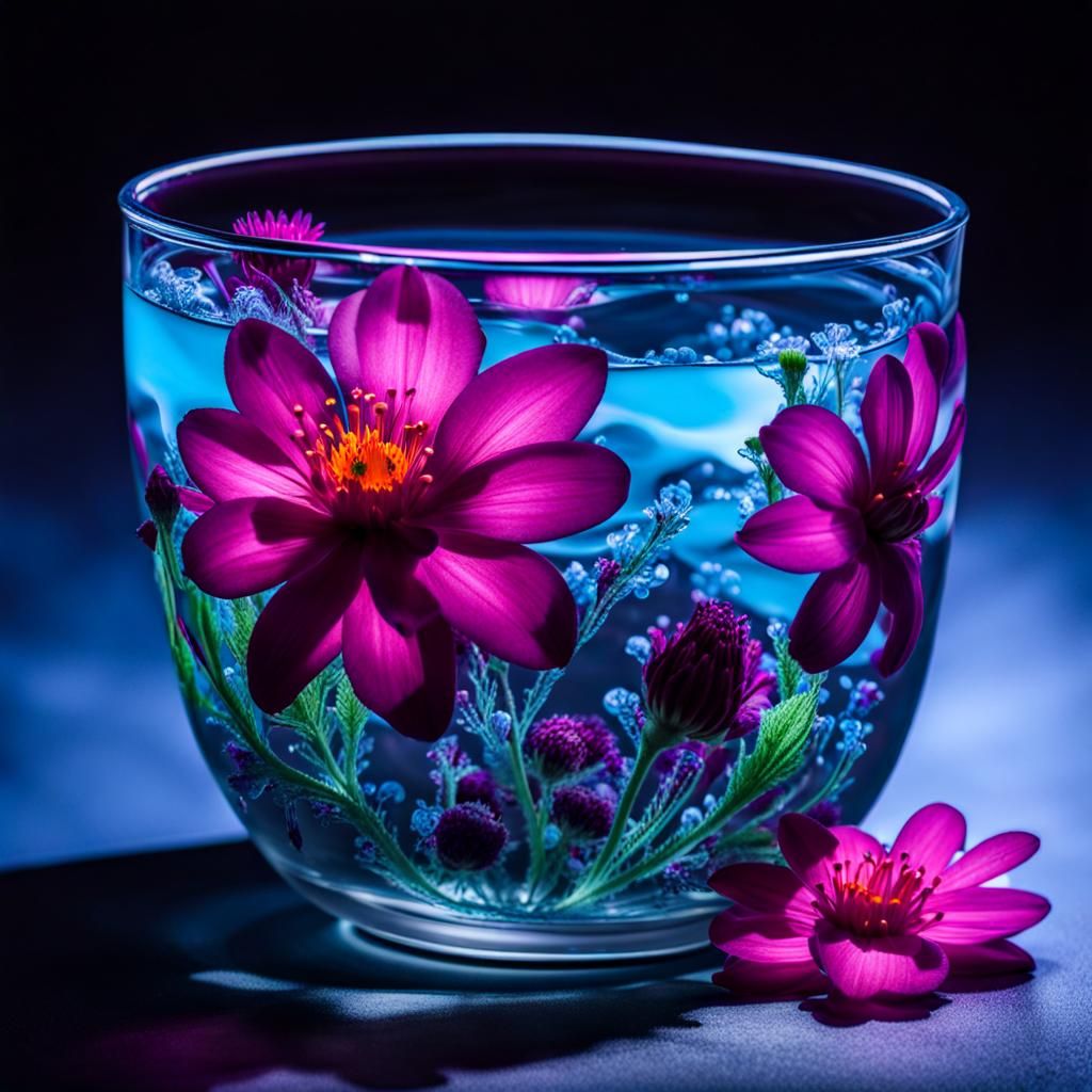 Flowers in a Cup