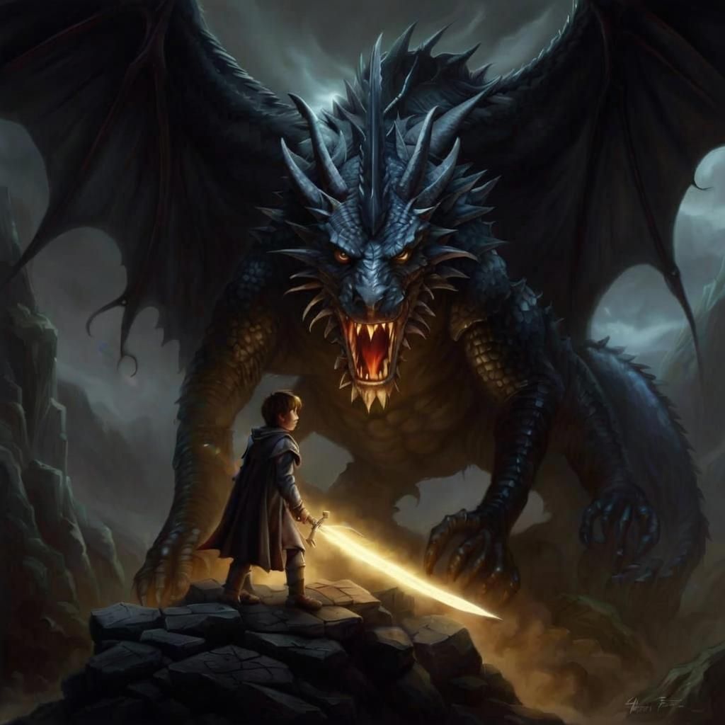 The Sword And The Dragon  by @Hesione