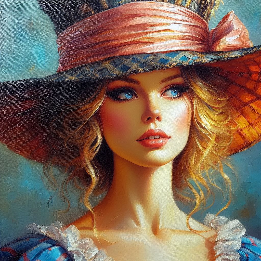 femme chapeau chapelier fou