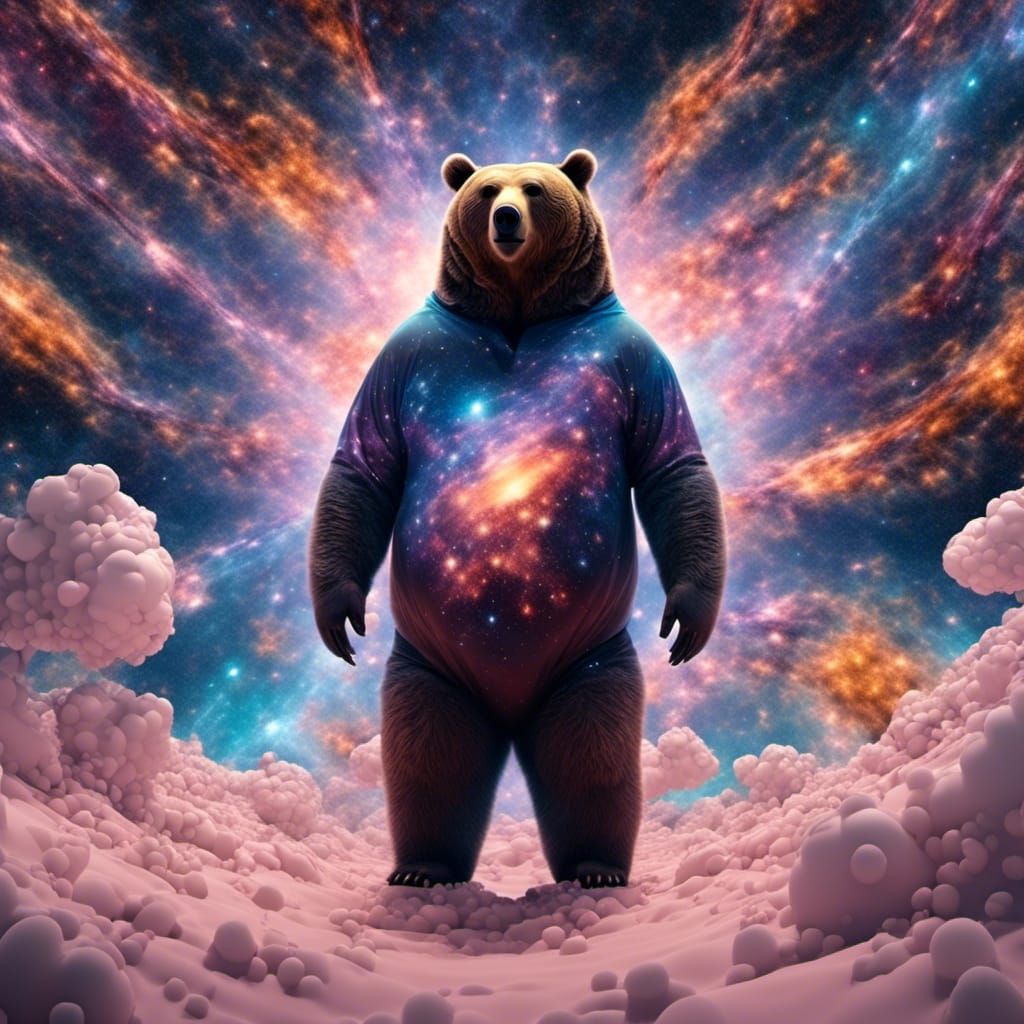 Photograph: "Cosmic Reality"; <lora:Bearstat:1.0>