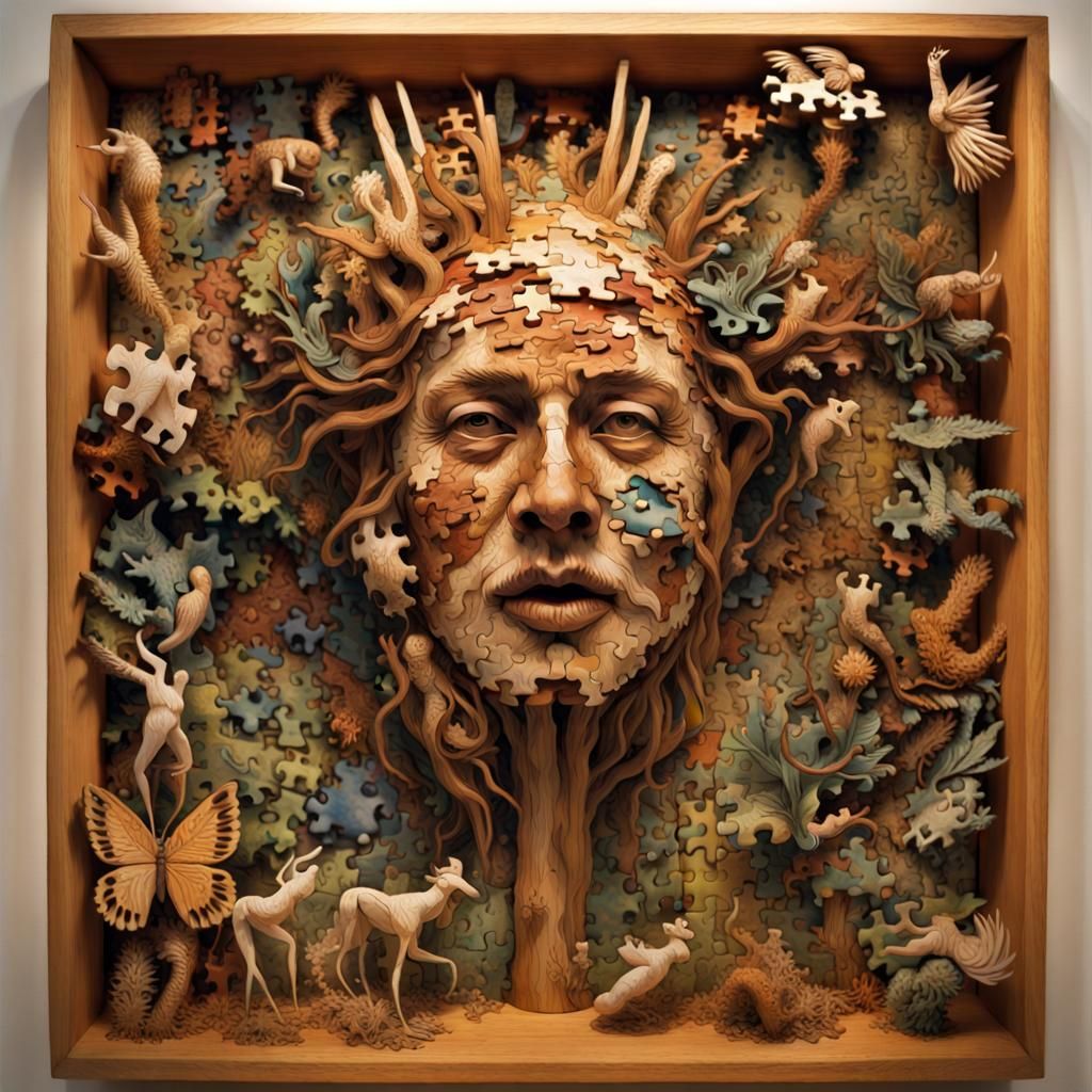 beautiful madness, my dearest lover whom I must not see 美, puzzle-pieces  by @blenta