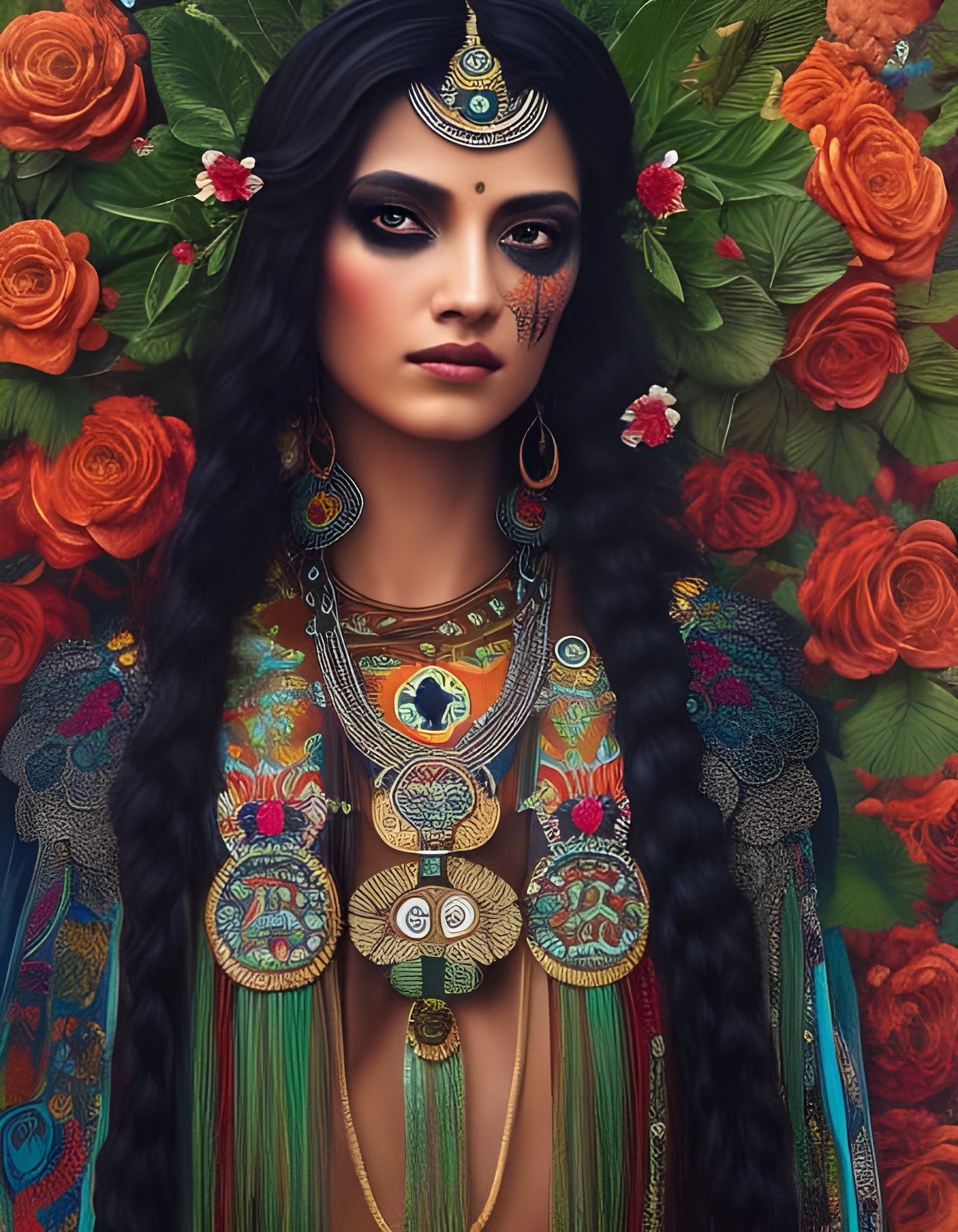 Aztec Princess #36 Coatlicue Godess - AI Generated Artwork - NightCafe ...
