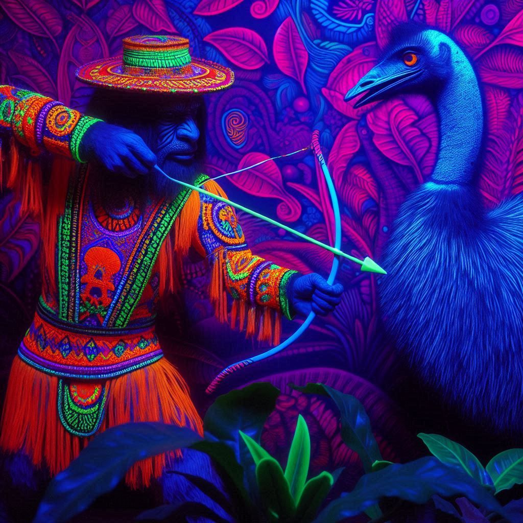 trippy 60s gogo decor