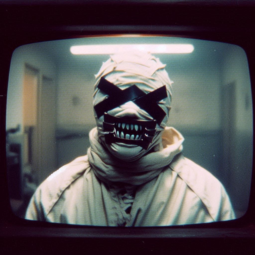 Can nobody else see the monster on the television?