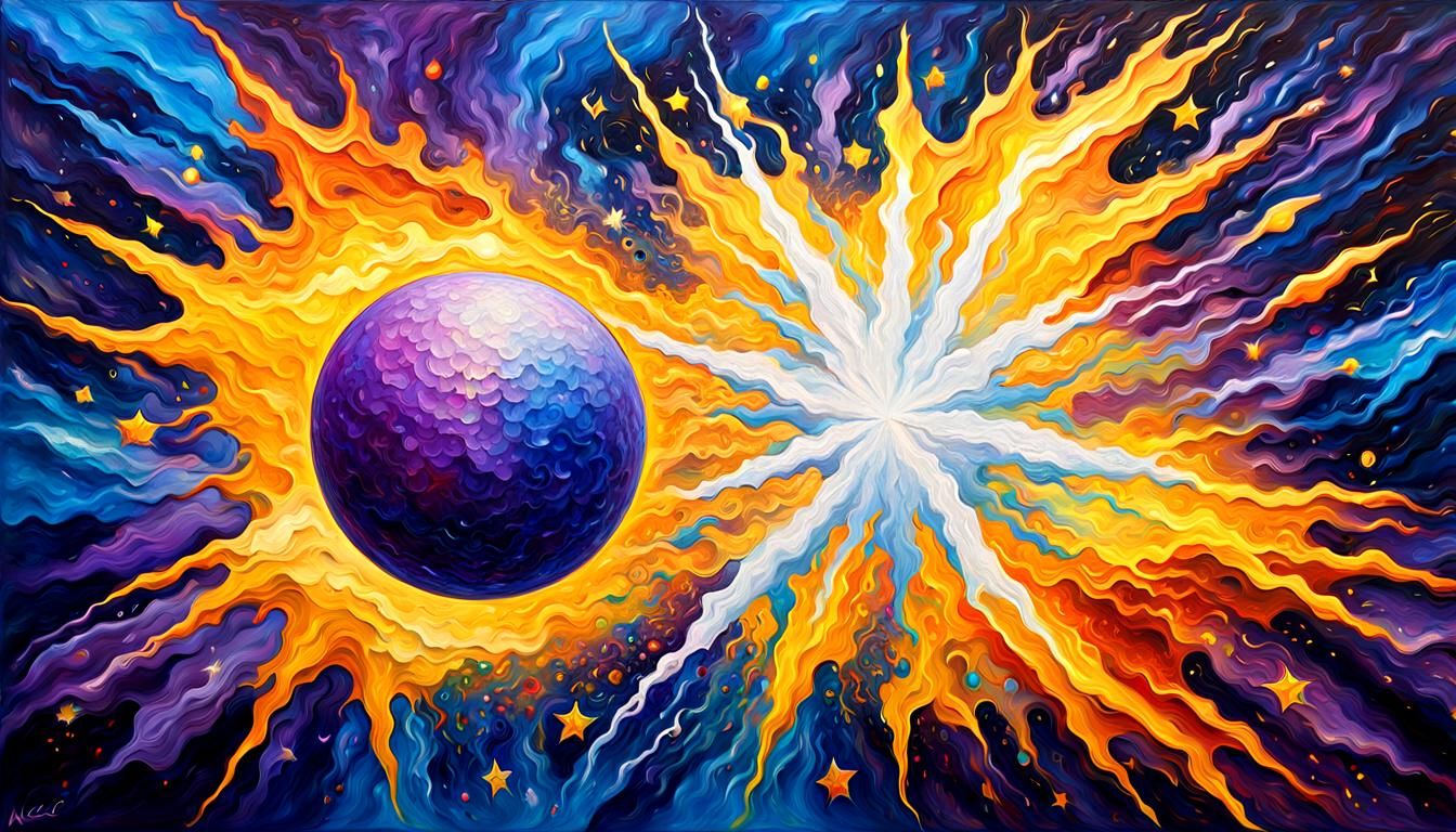 A Celestial Blast of Vibrant Colors