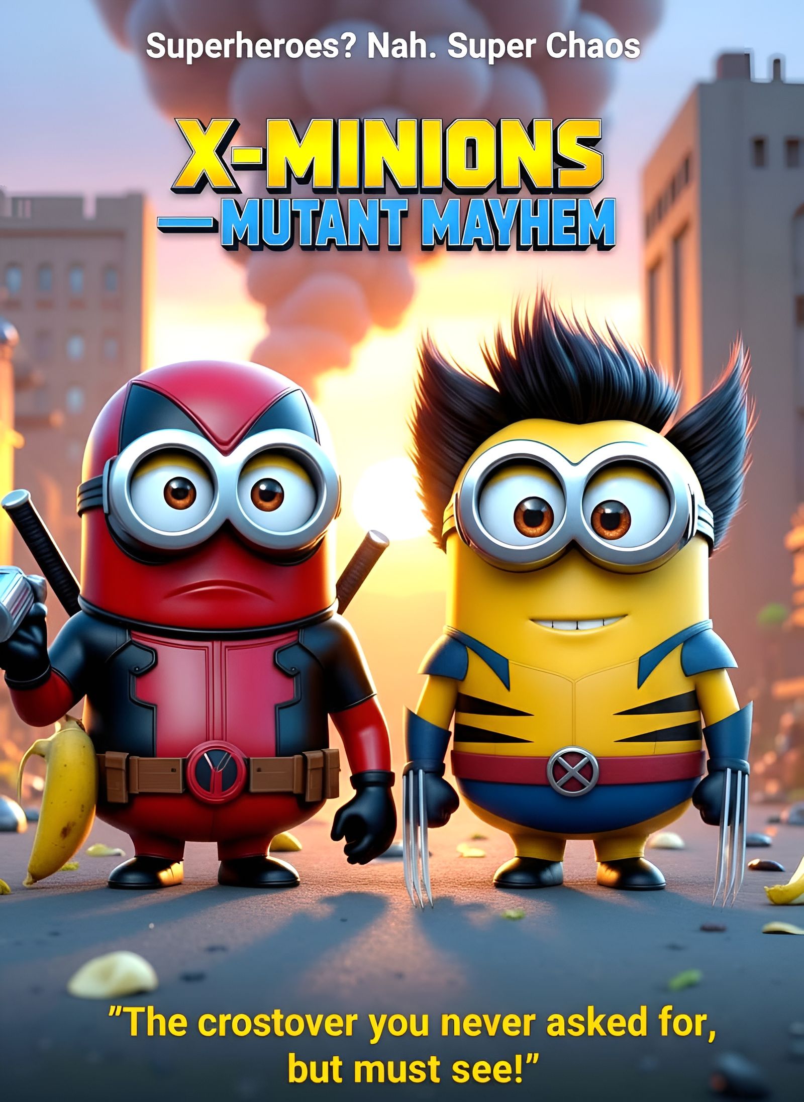 🍌🎬 X-Minions — Mutant Mayhem  —-Superheroes? Nah. Super Chaos.   by @Chelle