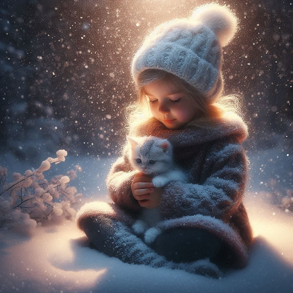 girl in the snow