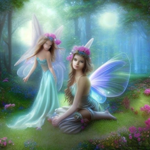 Fairies - AI Generated Artwork - NightCafe Creator