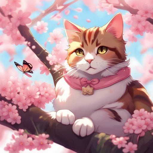 Sakura blossom, spring, anime girls, school uniform, bag, wind, Anime, HD  wallpaper | Peakpx