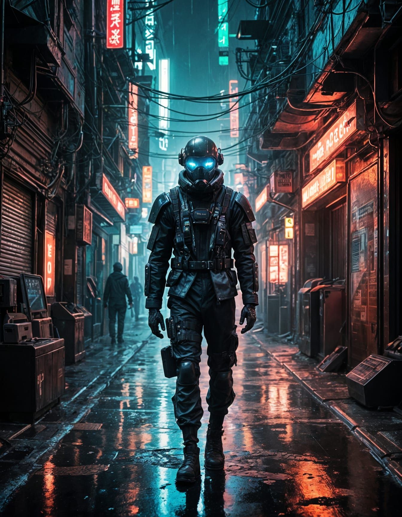 Lone sentinel   by @StriderAiArt