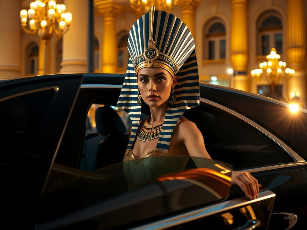 Cleopatra on her way to Egypt after her visit in France  by @Francis H