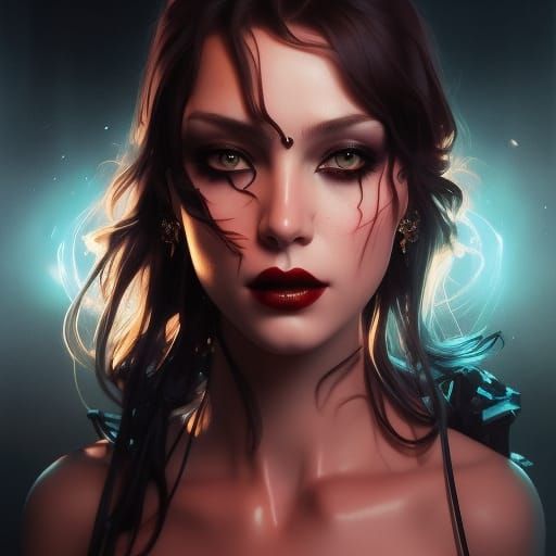 Goth Girl - AI Generated Artwork - NightCafe Creator