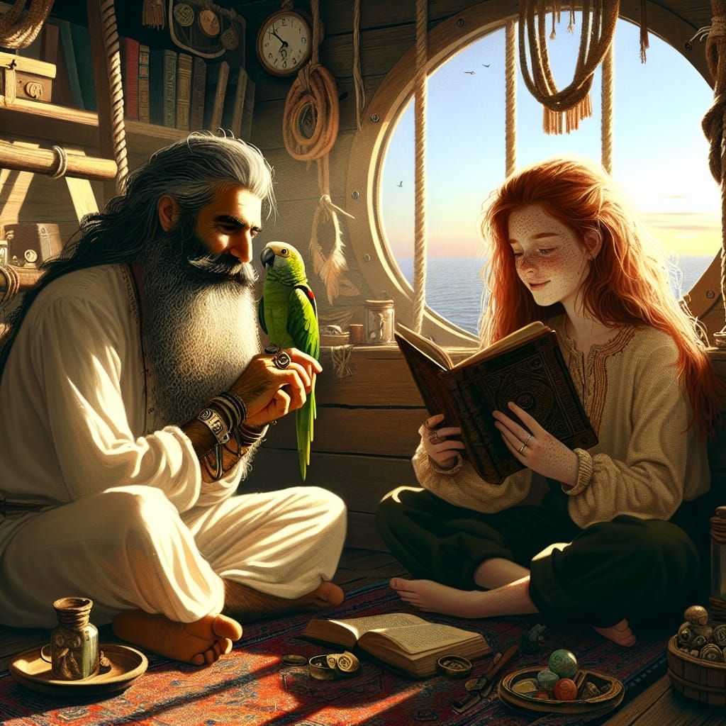 Tender Moment in a Treehouse: Unconventional Love