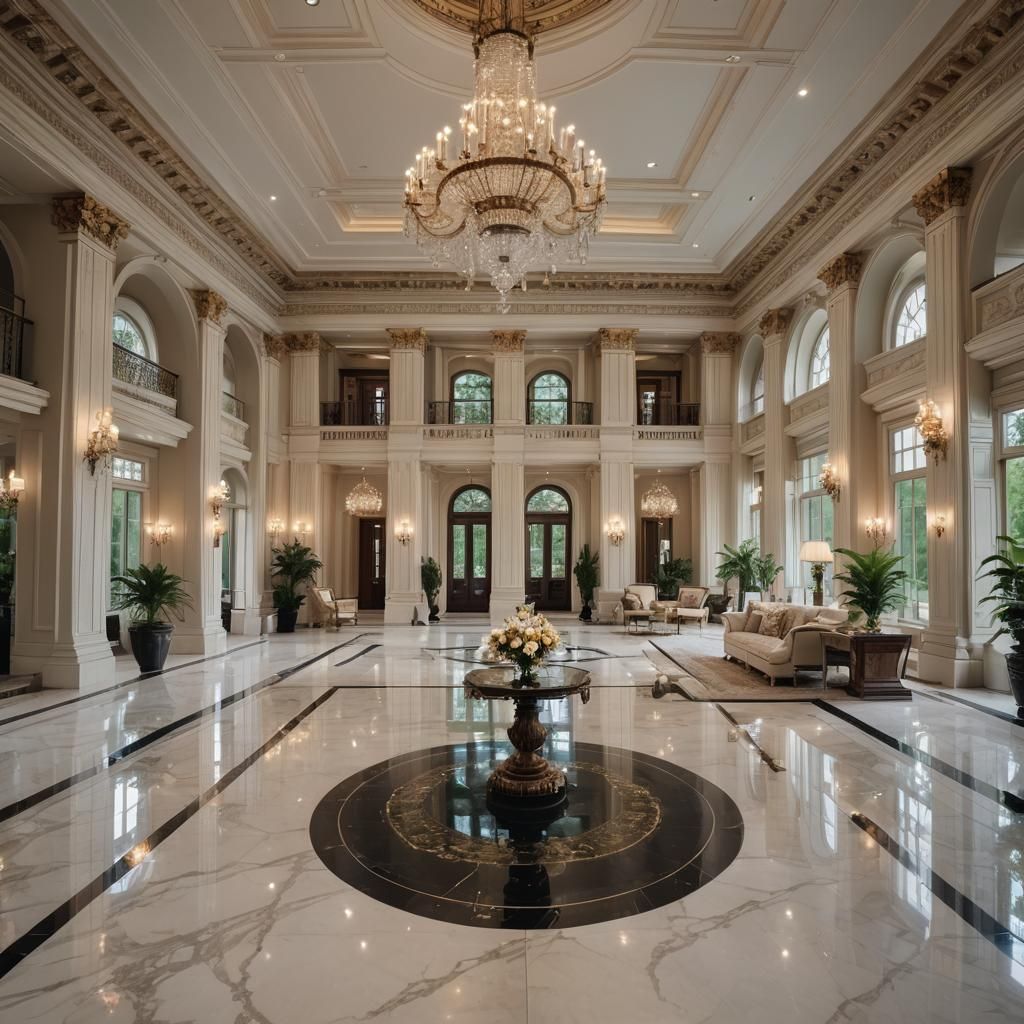 Neoclassical Mansion with Modern Twists and Panoramic Views