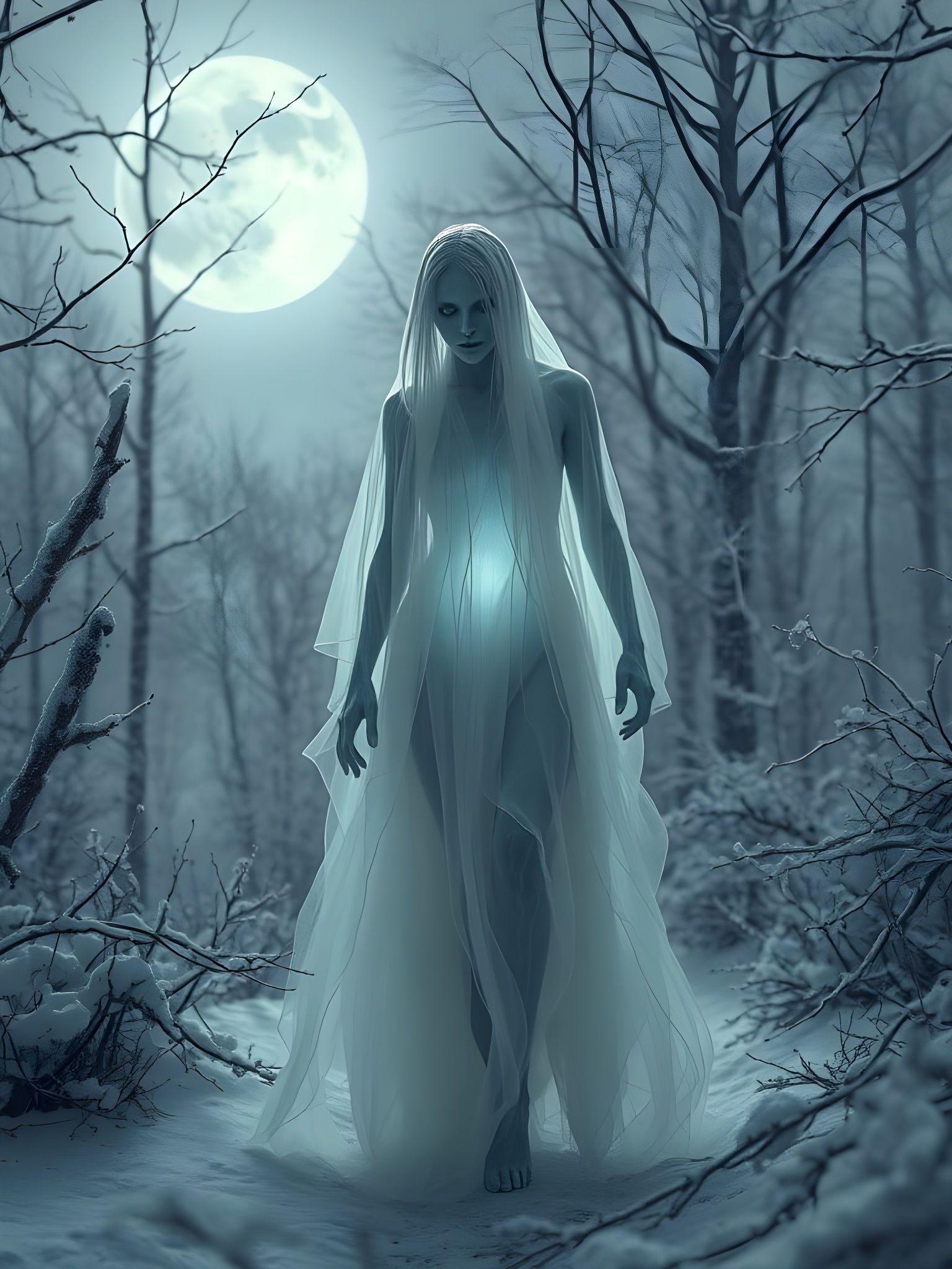 Miss Frost  by @Krawuzzn