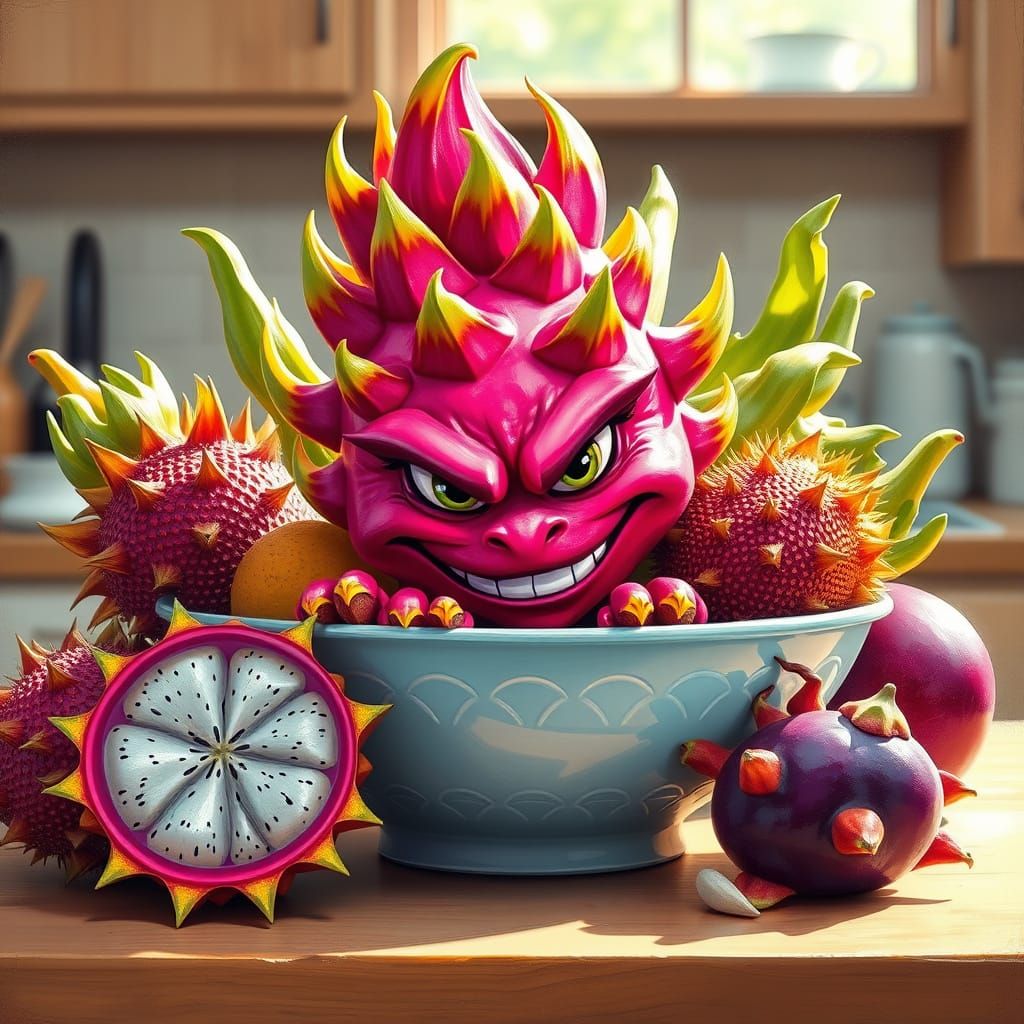 Daily Challenge #857: Faces on Fruits   by @Soulwritten