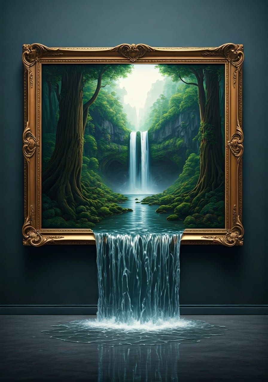 Waterfalls in Unexpected Places  by @GingerBredMan1989