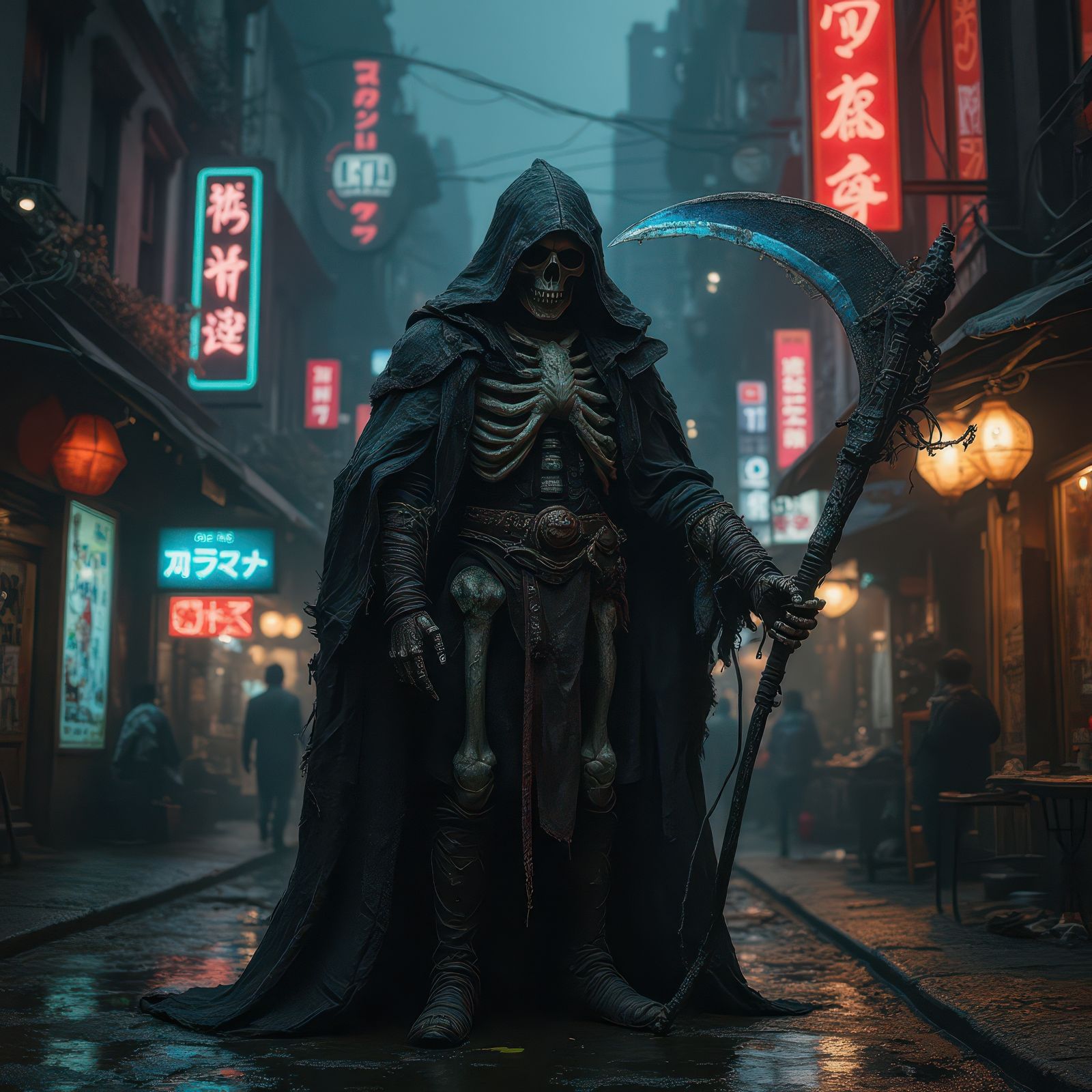 The Grim Reaper in Night City, Cyberpunk 2077