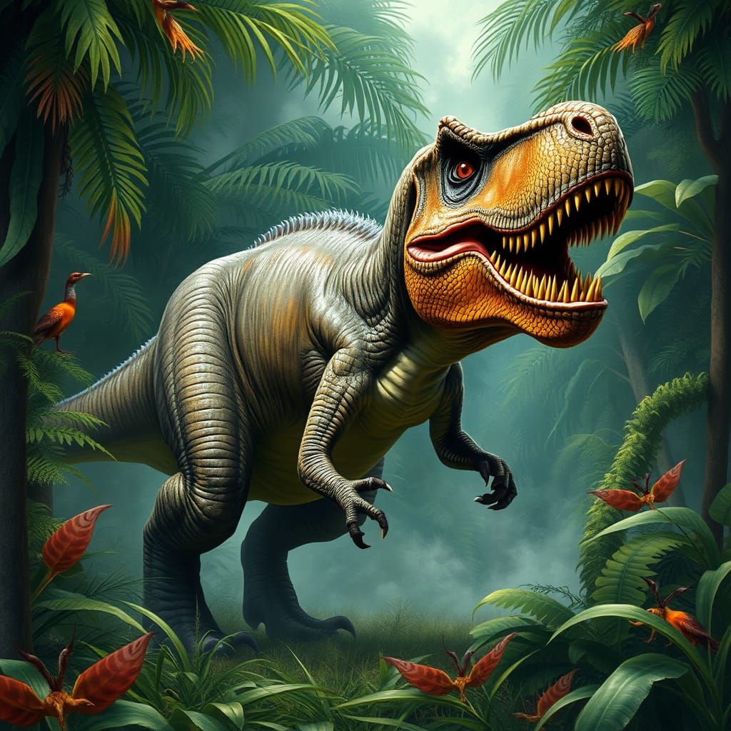  a fierce Tyrannosaurus Rex  by @Patsy 