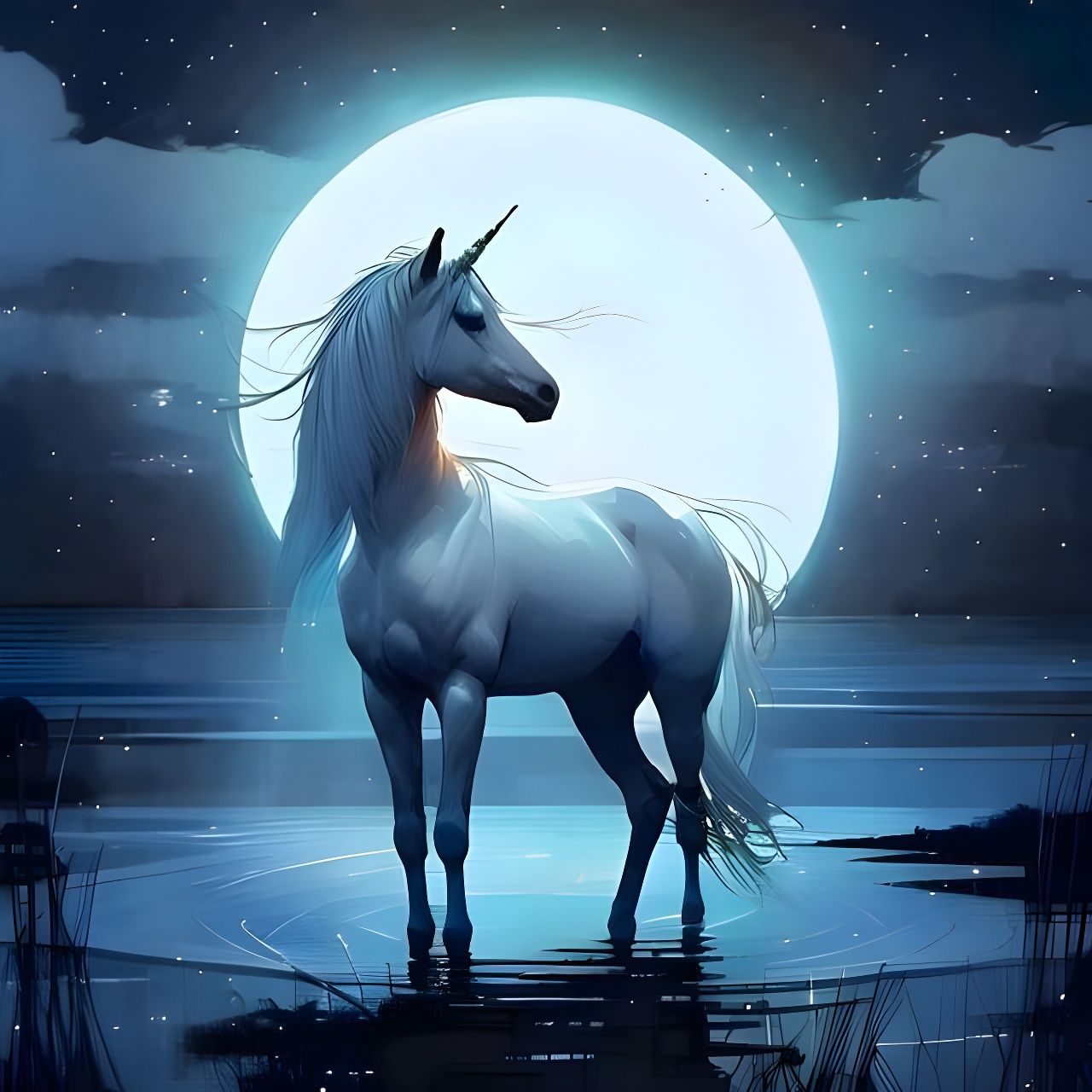The Last Unicorn  by @Gazelli