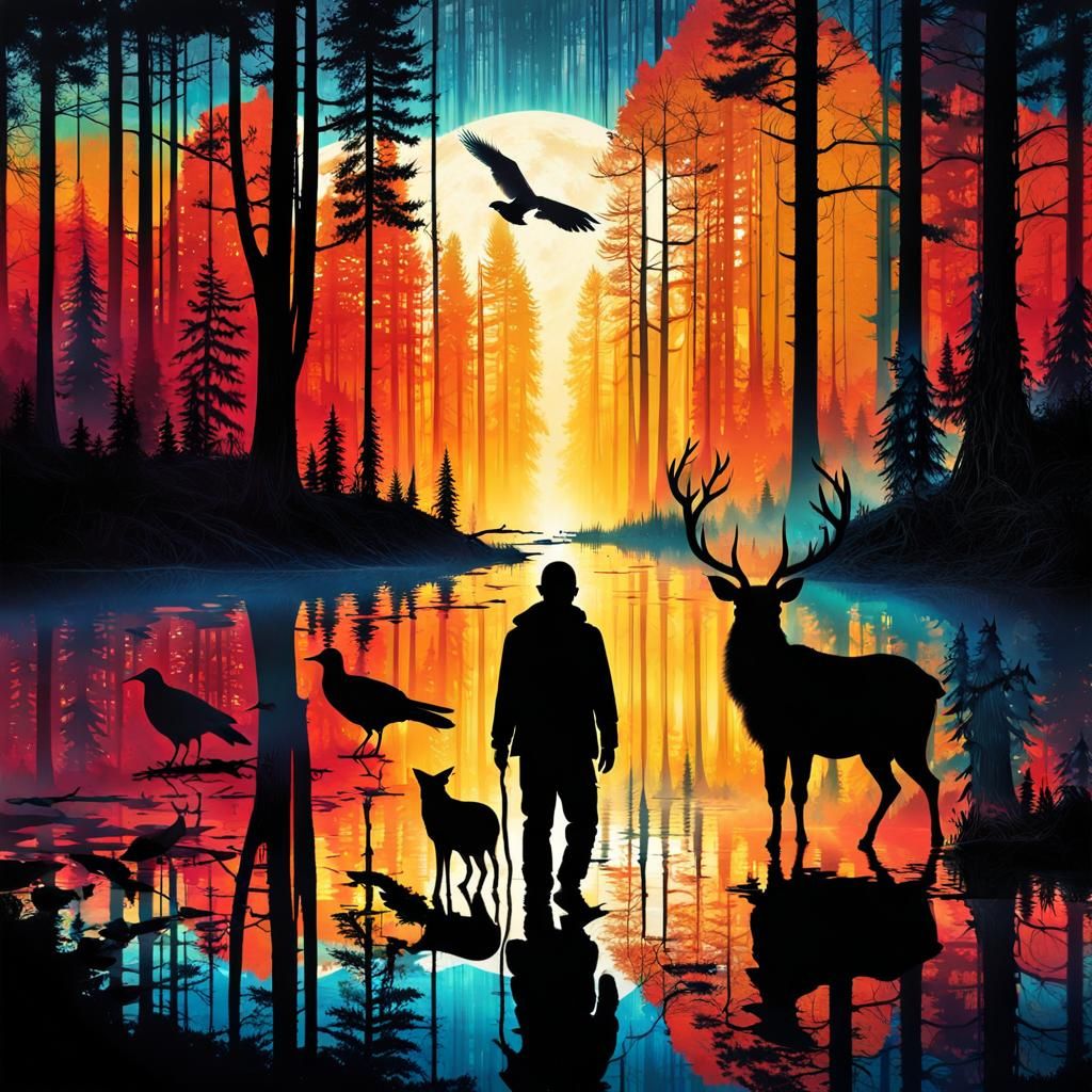 Majestic Forest  by @Here I am Once again